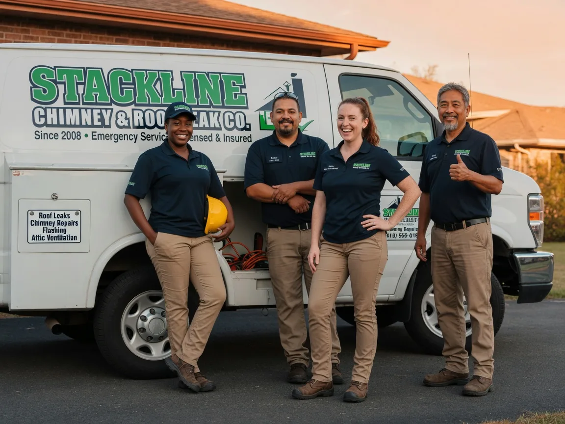 Chimney flashing repair company in Odell, IL